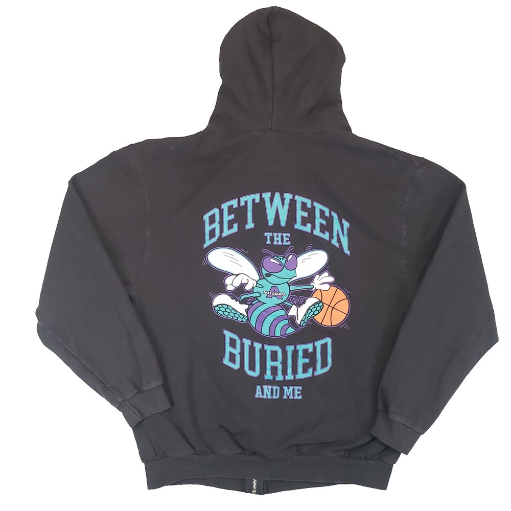 Between the Buried and Me Limited Edition Charlotte Hornets Hoodie Mens L 1/100